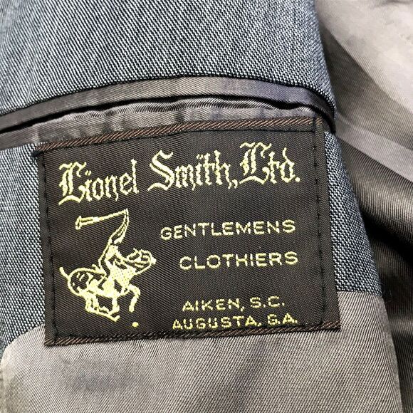 Zino Wool Italy Super 120 Sport Coat Di Valdengo Gray 44 Mens USA - Picture 11 of 12